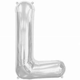 Balon din folie argintie, Litera, 36 cm, 14'' [1]