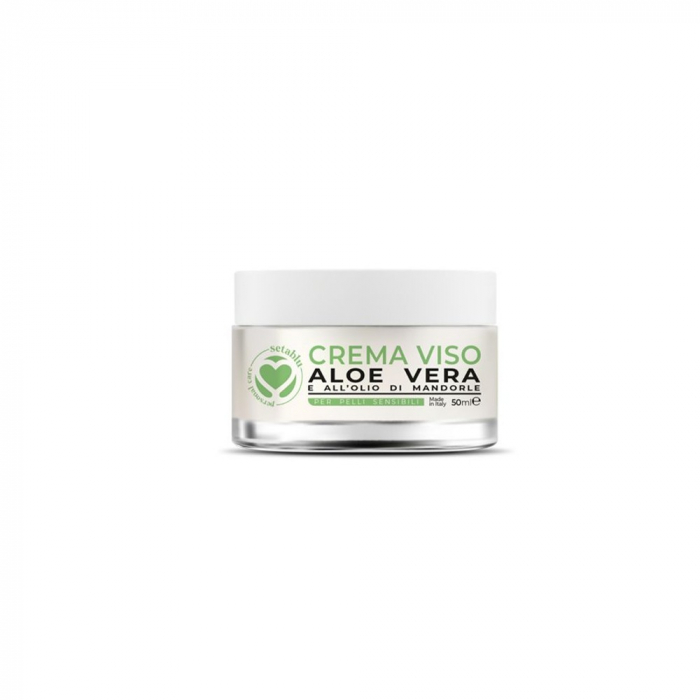 Crema de fata pentru piele sensibila cu aloe vera si ulei de migdale,50ml [4]