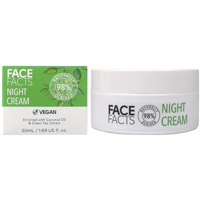 Crema de noapte pentru fata, 98 % natural, Vegan, 50 ml [3]