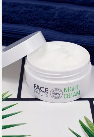 Crema de noapte pentru fata, 98 % natural, Vegan, 50 ml [2]