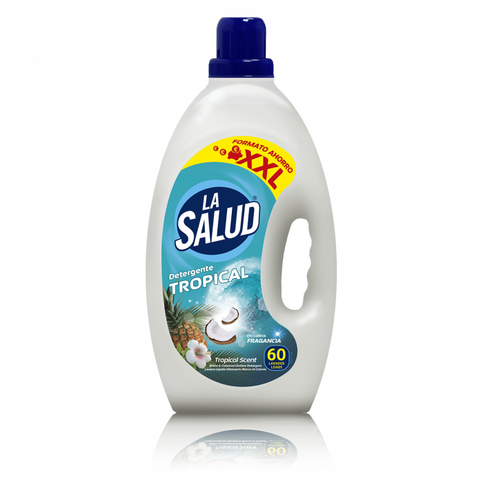 Detergent gel pentru rufe albe si colorate coco Tropical,4L [1]