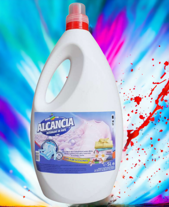 Detergent lichid de rufe albe si colorate ,74 spalari, 5L [2]