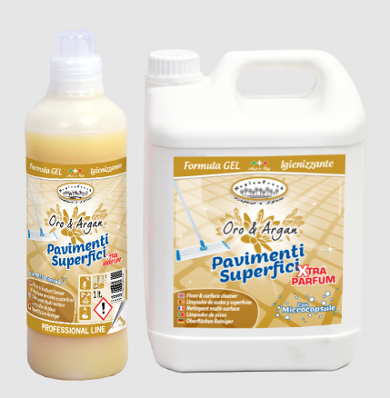 Detergent parfumat pentru pardoseli si multi-suprafete, Aur & Argan, 5l [2]