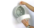 Dispenser hartie igienica jumbo,derulare centrala alb [2]
