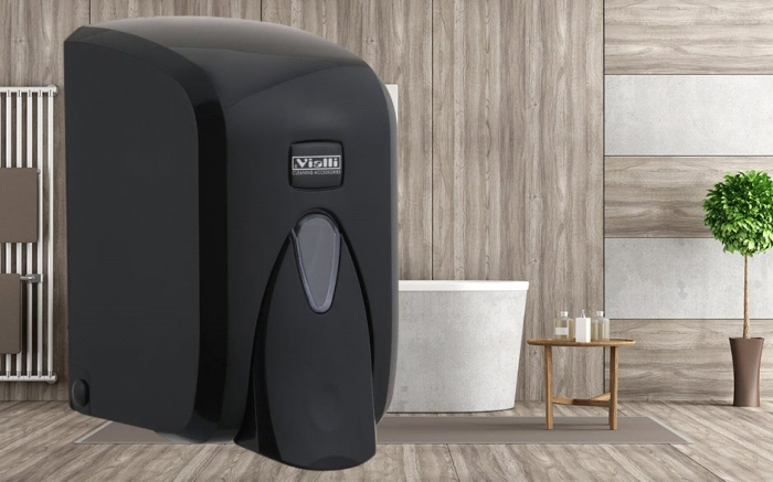 Dozator sapun spuma,cu rezervor,negru,500ml,Vialli [1]