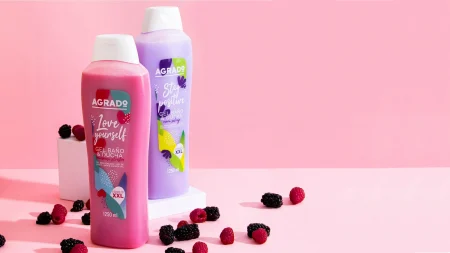Gel de dus cu aroma de zmeura Love yourself, 1250ml [3]
