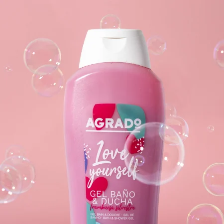 Gel de dus cu aroma de zmeura Love yourself, 1250ml [5]
