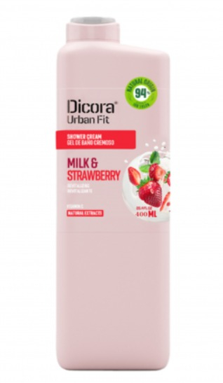 Gel de dus cu Vitamina B, lapte si capsuni, 400ml [1]