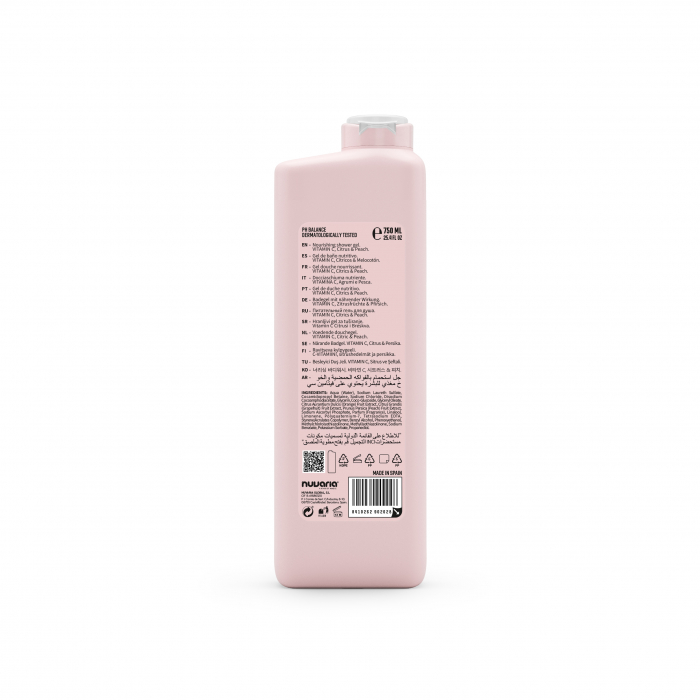 Gel de dus cu Vitamina C, Citrice si Piersica-PH Neutru, 750ml [2]