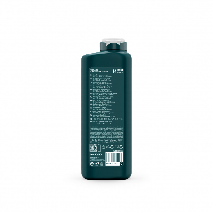 Gel de dus purifiant Matcha si Para, extracte naturale, 400ml [2]