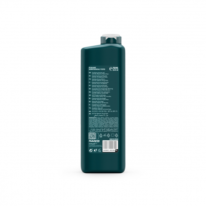 Gel de dus purifiant Matcha si Para, extracte naturale, 750ml [2]