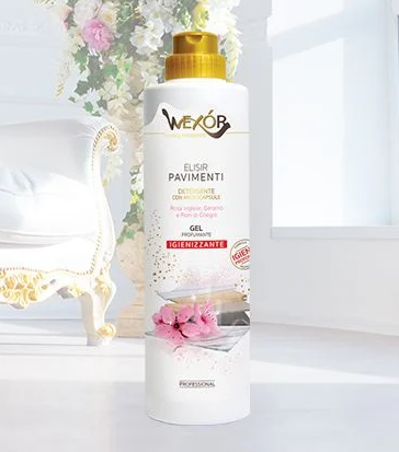 Gel pentru pardoseli igienizant si puternic parfumat,Violeta&Rosa Indiana 750ml [2]