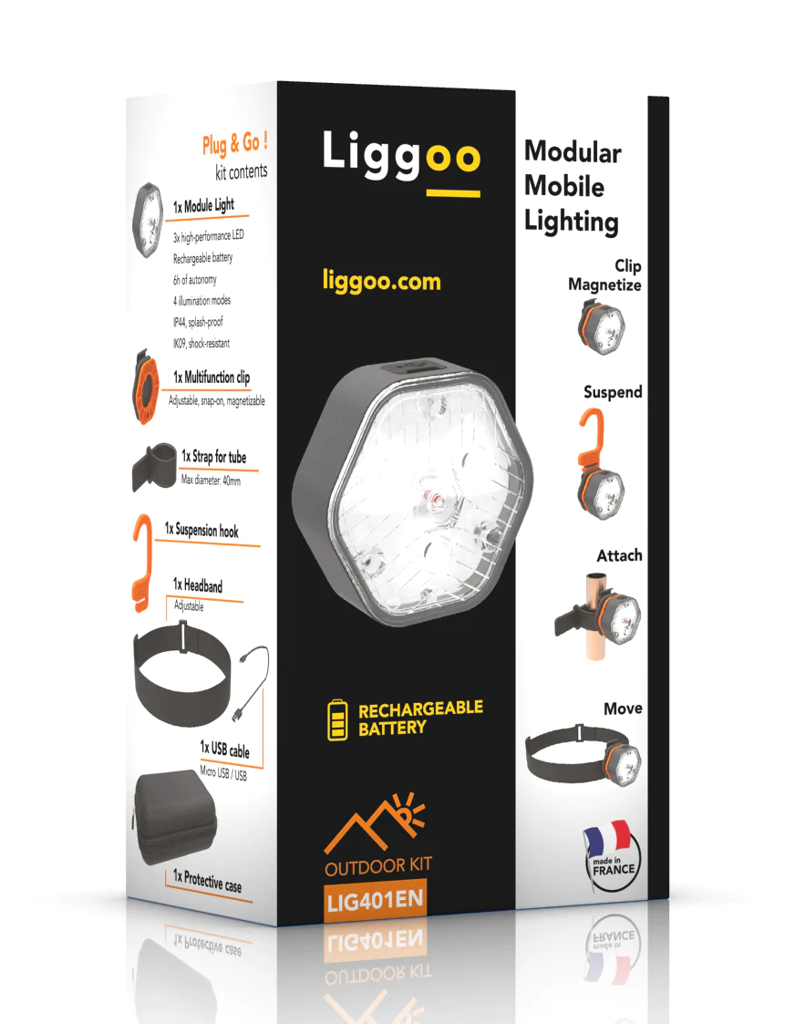 Kit Lanterna LED,multifunctionala,camping/bricolaj ,incarcare USB [1]