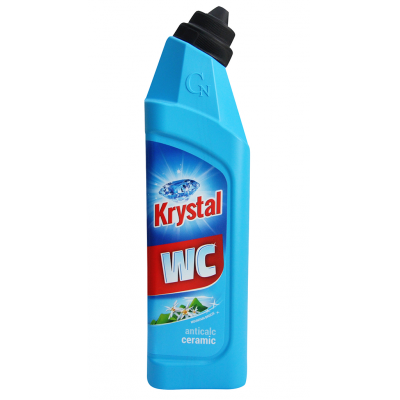 KRYSTAL WC Detartrant forte pentru ceramică, albastru 750ml [1]