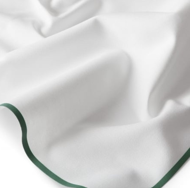 Laveta 100% bumbac, 40x64 cm, cu margini Verzi, Roll Drap [4]