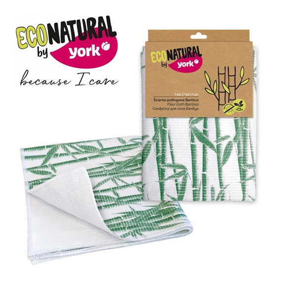Laveta pentru podele din fibre de bambus 50x50cm Eco Natural York [1]