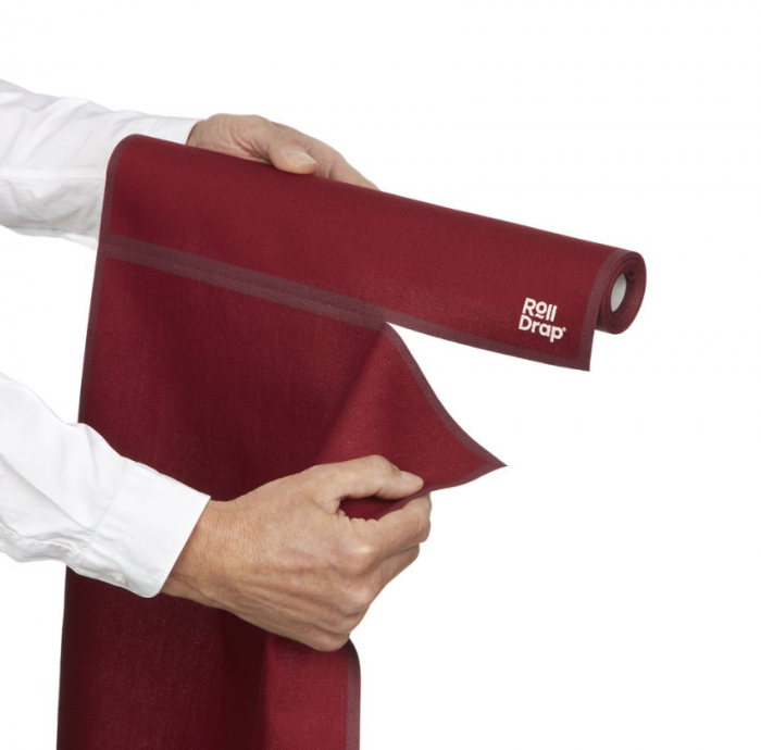 Laveta speciala de bucatarie, 100% bumbac, 40x64 cm, Burgundy, Roll Drap [3]
