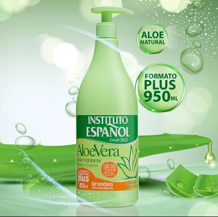 Lotiune hidratanta pentru maini si corp, cu Aloe Vera, 950ml [2]