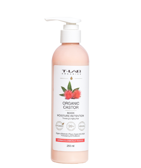 Masca hidratanta cu extract de ricin organic pentru parul subtiat si degradat,250ml [1]
