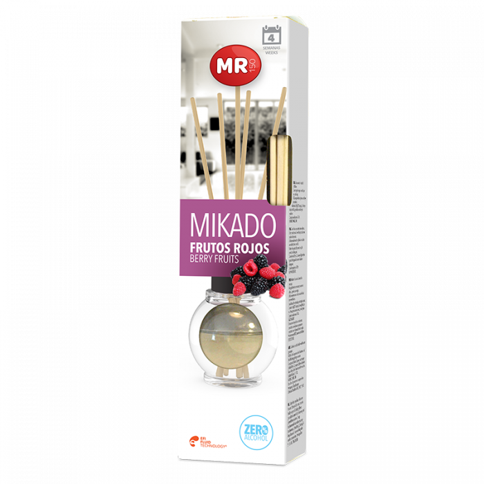 Mikado Odorizant camera cu bete de ratan - Fructe de padure 20ml [4]