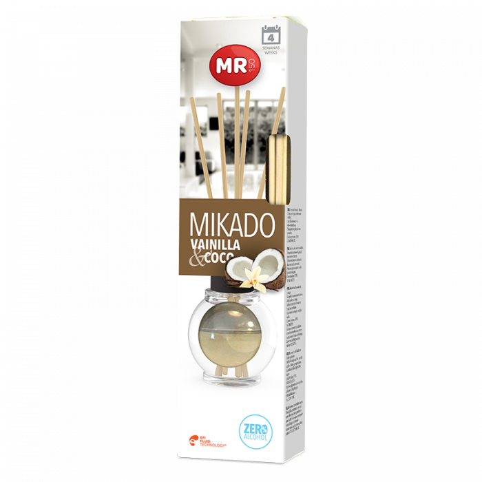 Mikado Odorizant camera cu bete de ratan-Vanilie si cocos 20ml [2]