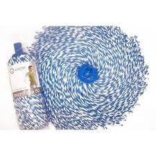 Mop umed de microfibra,alb-albastru 150g [3]