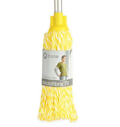 Mop umed de microfibra,alb-galben,150g [1]
