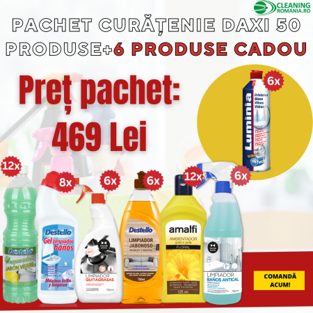 Pachet Curatenie 50 de produse diferite +6 produse CADOU LUMINIA [2]