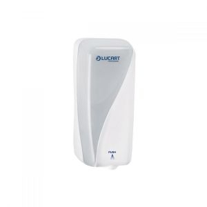 Pachet Lucart 1xDispenser sapun spuma Identity alb +2xrezerve sapun spuma 800ml /buc [1]