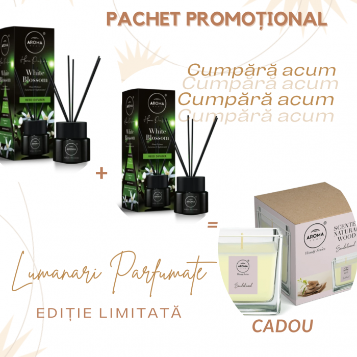 Pachet odorizare Sandalwood & White Blossom - Aroma Home [1]