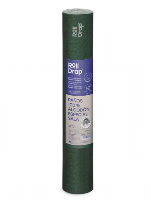 Rola 10 lavete pentru sectorul profesional, Verde, 40x64 - Roll Drap [1]