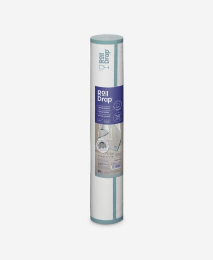 Rola de 8 lavete pentru pahare si tacamuri, 100% bumbac, 40x80, margini Bleu - Roll Drap [1]