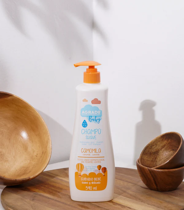Sampon pentru copii si bebelusi cu extract de musetel, 590ml [3]
