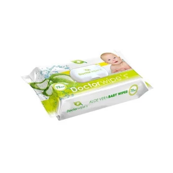 Servetele umede pentru ingrijirea copiilor ALOE cu capac, 72 bucati [1]