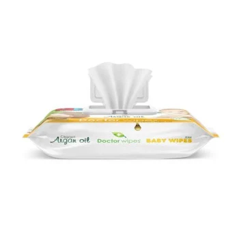 Servetele umede pentru ingrijirea copiilor ARGAN OIL cu capac, 72 bucati [3]