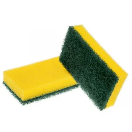 Set 6 bureti abrazivi  pentru curatat vase, cu protectie pentru degete [3]