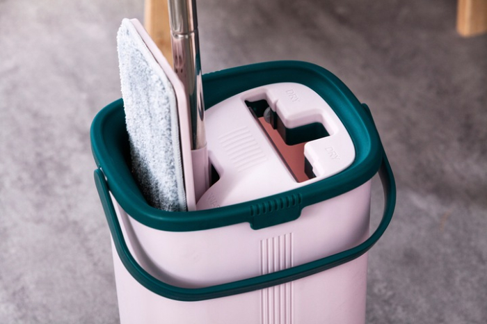 Set curatenie cu mop plat si galeata ingusta, Mop Handy York [4]