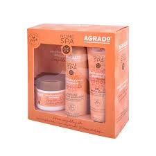 Set pentru ingrijirea corpului, Gel de dus 250 ml - Scrub corp 200 ml - Mousse de corp 200 ml, Home Spa Mediterranean Wellnes [4]