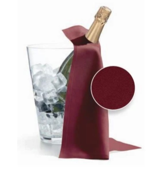 Suport din bumbac pentru sticle de vin 40x40, 12 buc, Burgundy [1]