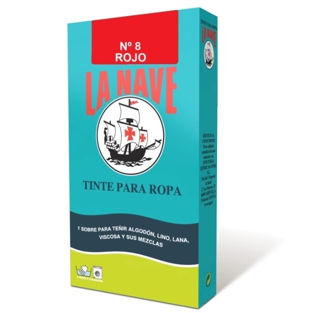 Vopsea pentru materiale textile, La Nave, Rosu 20 g [1]