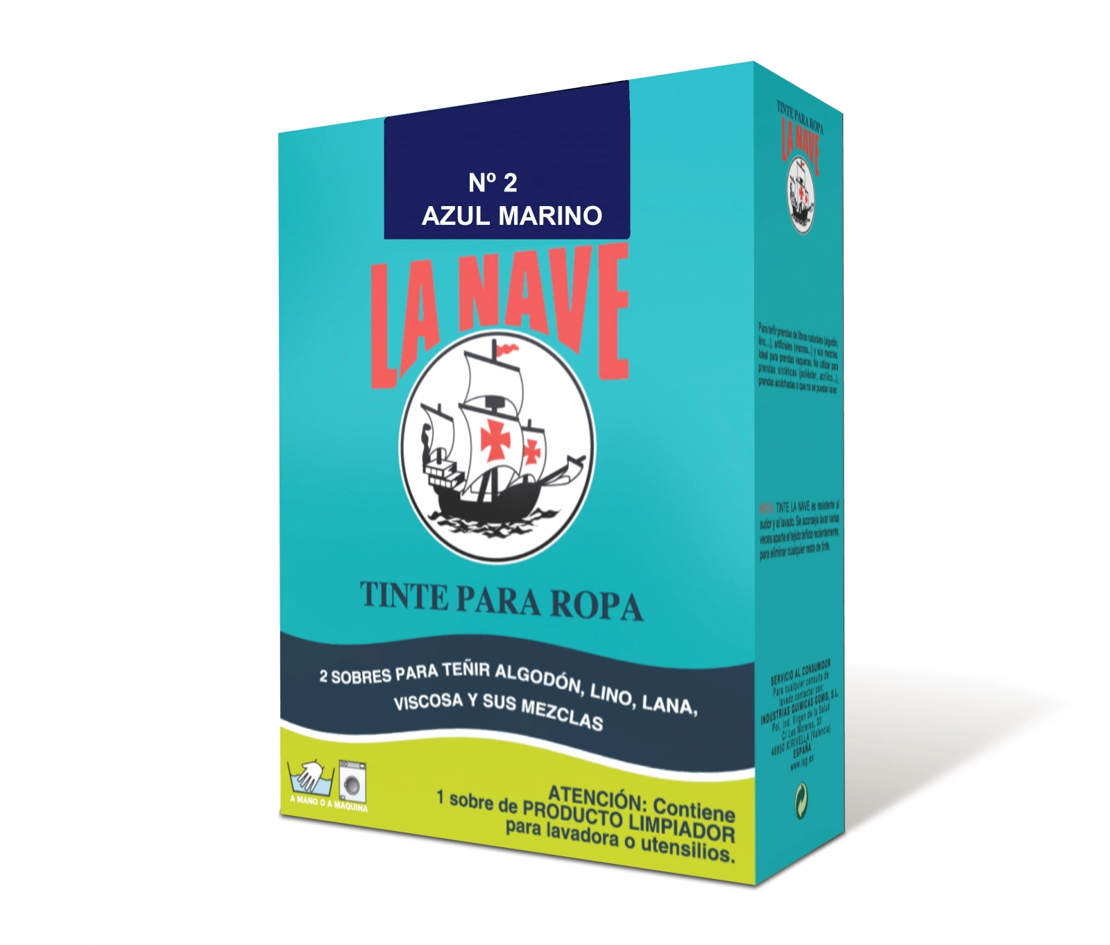 Vopsea pentru materiale textile, La Nave, 2x20g [3]