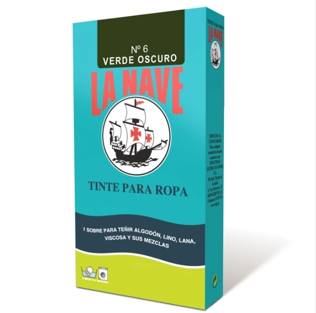 Vopsea pentru materiale textile, La Nave, Verde inchis 20 g [1]