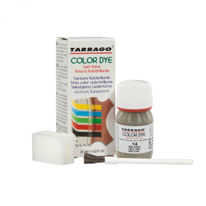 Vopsea pentru piele, Tarrago, Gri 25ml [3]
