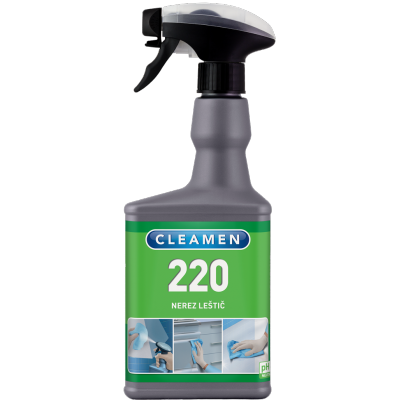 Solutii profesionale pentru curatenie si intretinere - 220 Solutie profesionala pentru lustruirea suprafetelor de inox,550ml