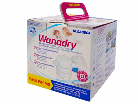 Odorizanti & Neutralizatori pentru Miros - Absorbant de umiditate pentru 1an (aparat +3 tablete x 450g)