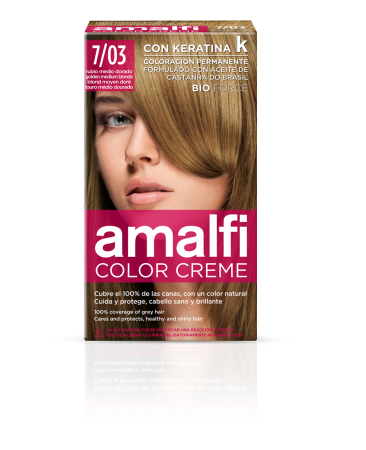 Vopsea de par - Amalfi Vopsea de par Gold Medium Blonde 7/03