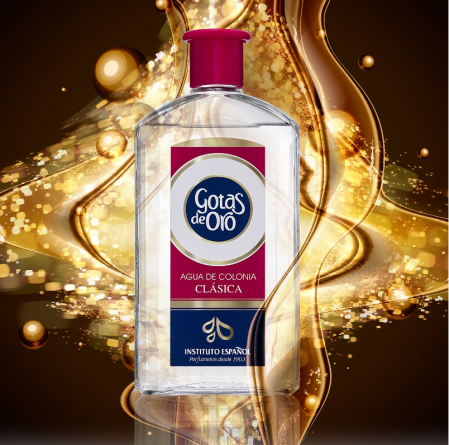 Apa de colonie pentru barbati, Clasica Gotas De Oro, 600ml, Instituto Espanol [2]
