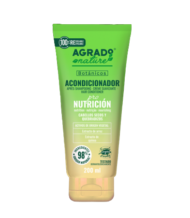 Cosmetice Naturale - Balsam nutritiv pentru par Botanicos Pro Nutrition, 200 ml