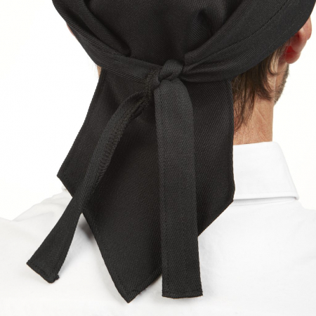 ARTICOLE HORECA - Bandana bucatar reglabila, Pirate Alba