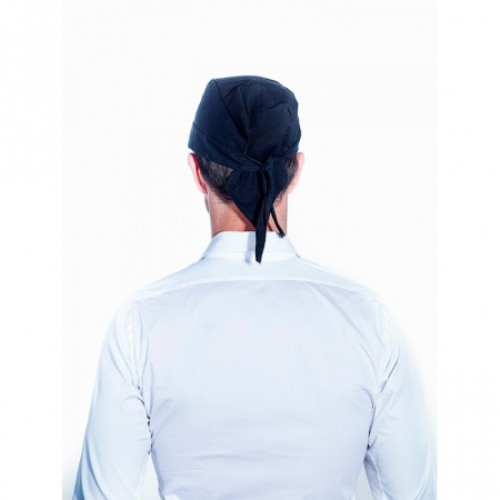ARTICOLE HORECA - Bandana bucatar reglabila tip pirat neagra